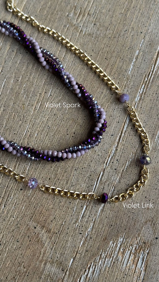 Violet Duo Necklace